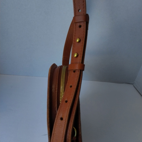 Madewell Tan and Black Zebra Print Crossbody Bag In Calf Hair - Picture 5 of 14